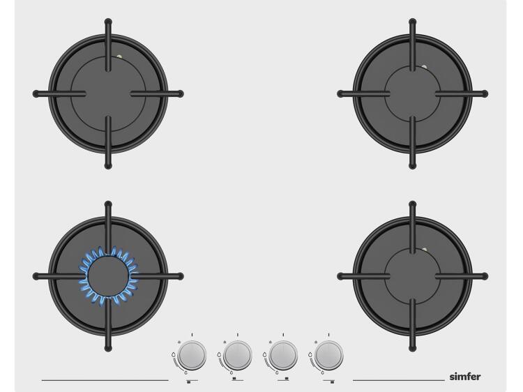 Simfer 11 Fonksiyon Steam Master Beyaz 3'lü Ankastre Set (8245 Fırın - 3654 Ocak - 8739 Davlumbaz) - 3