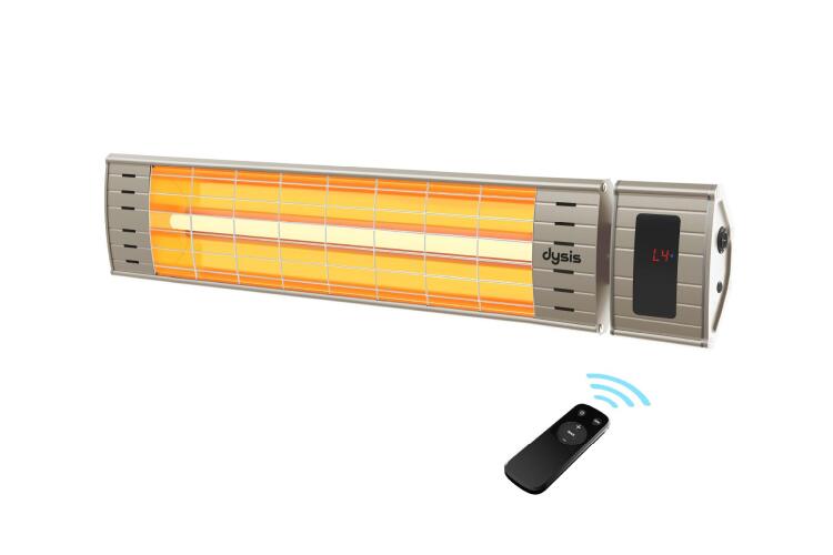 Dysis Art Plus Karbon Serisi IP65 Suya-Toza Dayanıklı 2300 W Bej Uzaktan Kumandalı İç/Dış Mekan Isıtıcı - 2