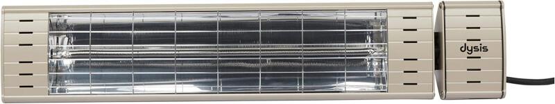 Dysis DH-7486 Art Plus Karbon Serisi IP65 Suya-Toza Dayanıklı 2300 W Bej İç/Dış Mekan Isıtıcı - 1