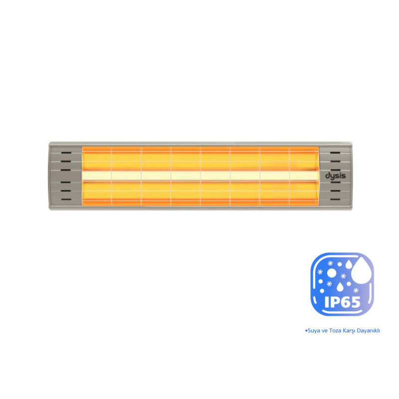 Dysis DH-7486 Art Plus Karbon Serisi IP65 Suya-Toza Dayanıklı 2300 W Bej İç/Dış Mekan Isıtıcı - 1