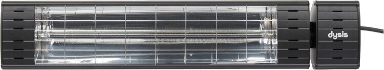 Dysis DH-7452 Art Plus Karbon Serisi IP65 Suya-Toza Dayanıklı 2300 W Siyah İç/Dış Mekan Isıtıcı - 1