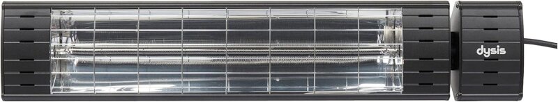 Dysis DH-7452 Art Plus Karbon Serisi IP65 Suya-Toza Dayanıklı 2300 W Siyah İç/Dış Mekan Isıtıcı - 1