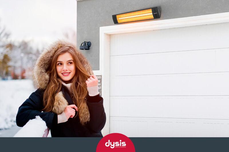 Dysis DH-7452 Art Plus Karbon Serisi IP65 Suya-Toza Dayanıklı 2300 W Siyah İç/Dış Mekan Isıtıcı - 5