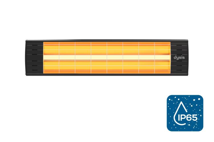 Dysis DH-7452 Art Plus Karbon Serisi IP65 Suya-Toza Dayanıklı 2300 W Siyah İç/Dış Mekan Isıtıcı - Dysis