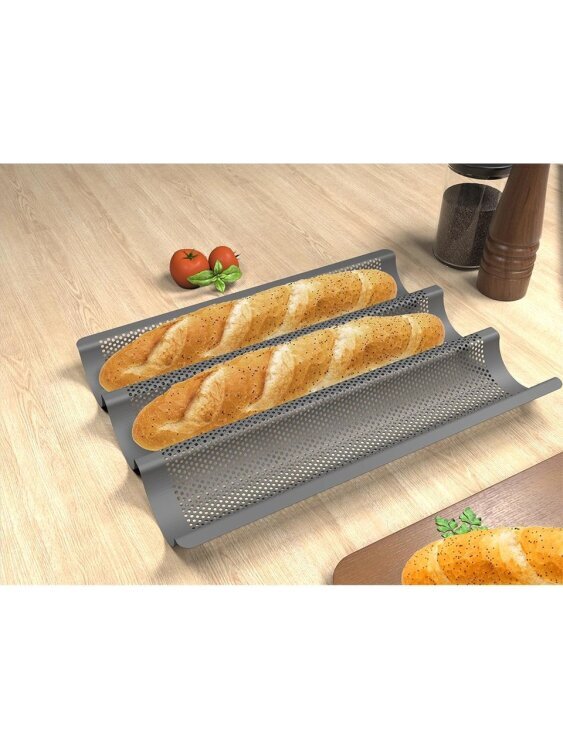 Simfer CN-BT01 Baget Ekmek Panı (385*270*40mm) - Simfer