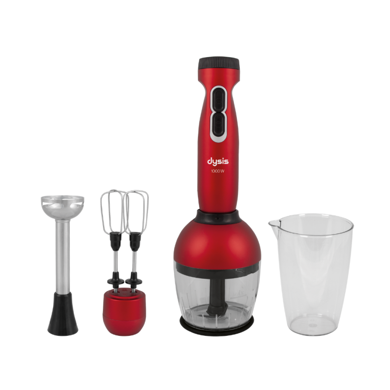 Dysis DK-4705 Blender Seti 1000W Kırmızı - 1