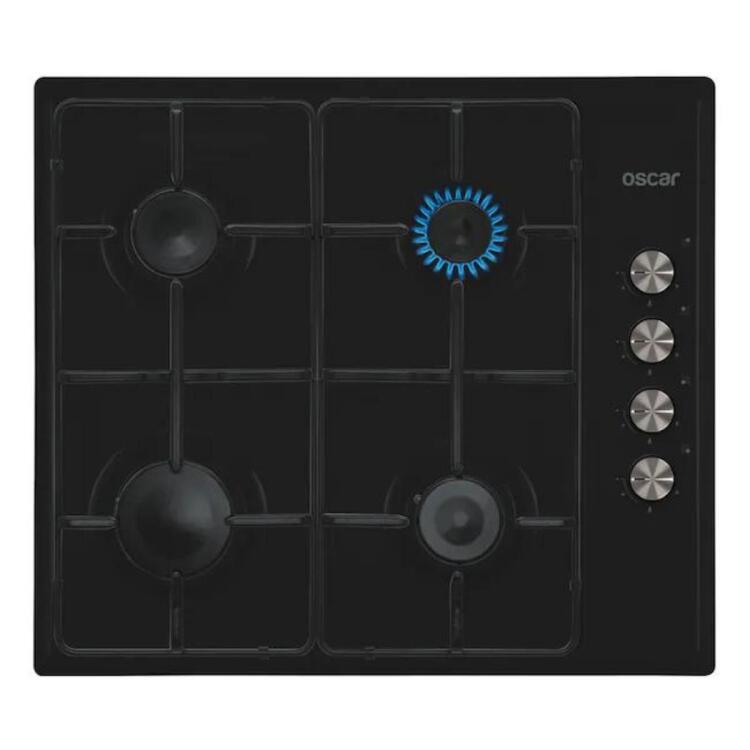 Oscar 3215 60CM Ankastre Siyah Emaye Ocak 4G - Oscar