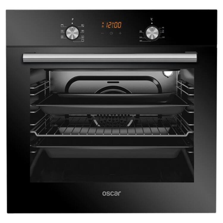 Simfer Oscar 8048 Ankastre Elektro Turbo Fırın, Multi Fonksiyon, 60 Litre, 60 cm, Siyah - OSC
