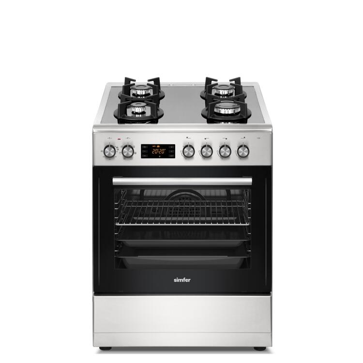 Simfer 1226 Tam Boy Fırın 4G Cam Yüzey Trubo 7 Fonksiyon + Grill - Simfer