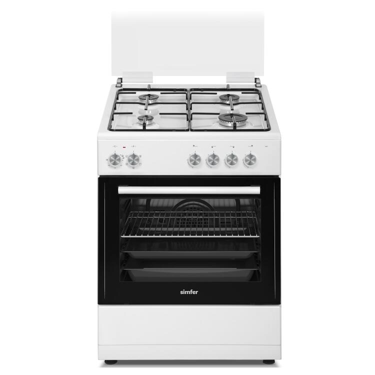 Simfer 1241 6 Fonksiyon 4G Beyaz Elektro Turbo Fırın - 1