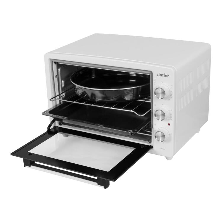Simfer 3420 Beyaz 34 LT Statik Mini / Midi Fırın - 4 Fonksiyon, Programlanabilir Pişirme & Isı Kontrol Sistem - 3