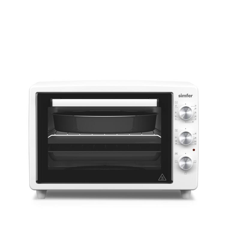 Simfer 3420 Beyaz 34 LT Statik Mini / Midi Fırın - 4 Fonksiyon, Programlanabilir Pişirme & Isı Kontrol Sistem - 1