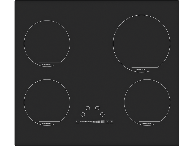Simfer 3941 4 Gözü Elektrikli İndüksiyon Cam Ankastre Ocak, 60 cm, Siyah - 1