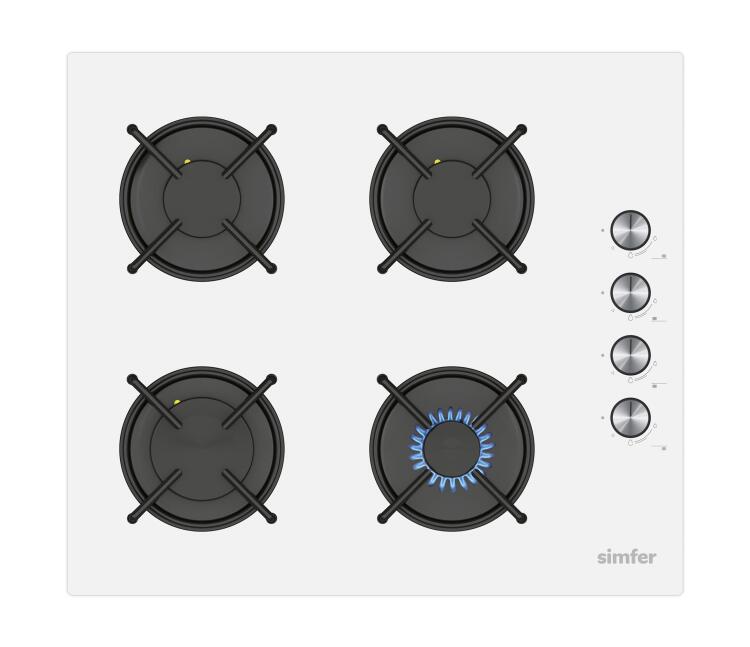 Simfer 4 Fonksiyon Trend Dijital Beyaz Power Turbo 3'lü Ankastre Set (Fırın + Ocak + Davlumbaz) - 3