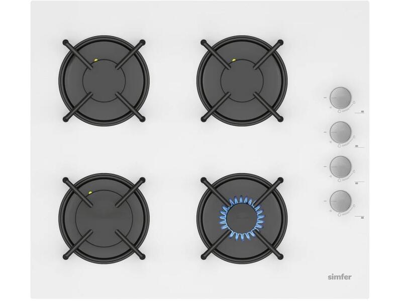 Simfer 4 Fonksiyon Beyaz Power Turbo 3'lü Ankastre Set (8206 Fırın + 3507 Ocak + 8709 Davlumbaz) - 3