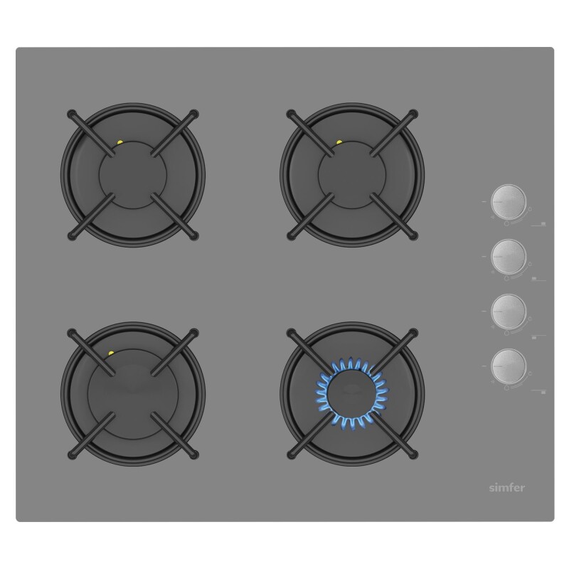 Simfer 4 Fonksiyon Trend Mekanik Ankastre Set Gri (8242 Fırın + 3538 Ocak + 8731 Davlumbaz) - 3