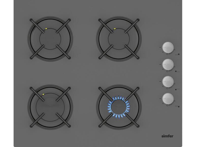 Simfer 4 Fonksiyon Trend Mekanik Silver Cam Power Turbo 3'lü Ankastre Set (8224 Fırın + 3537 Ocak + 8705 Davlumbaz) - 3