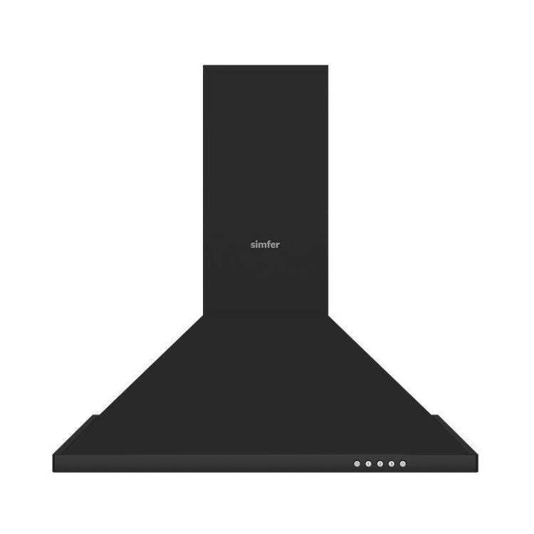 Simfer 4 Fonksiyon Trend Siyah Metal 3'lü Ankastre Set ( Fırın - Ocak - Davlumbaz) - 4