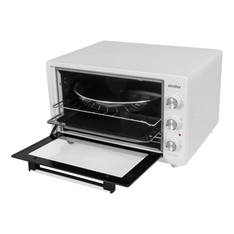 Simfer 4242 Beyaz 42 LT Turbo Fan Mini / Midi Fırın - 6 Fonksiyon,Yoğurt Yapma, Buz Çözme & İç Aydınlatma - 2