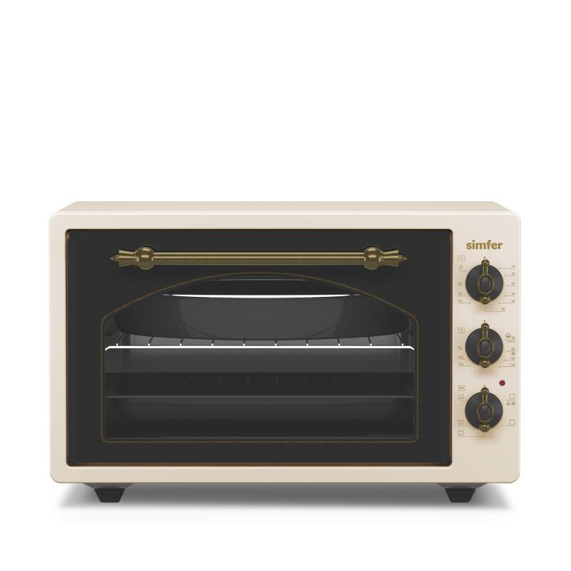 Simfer 4295 42Litre Bej Retro Midi Fırın 6 Fonksiyon Turbo - 1