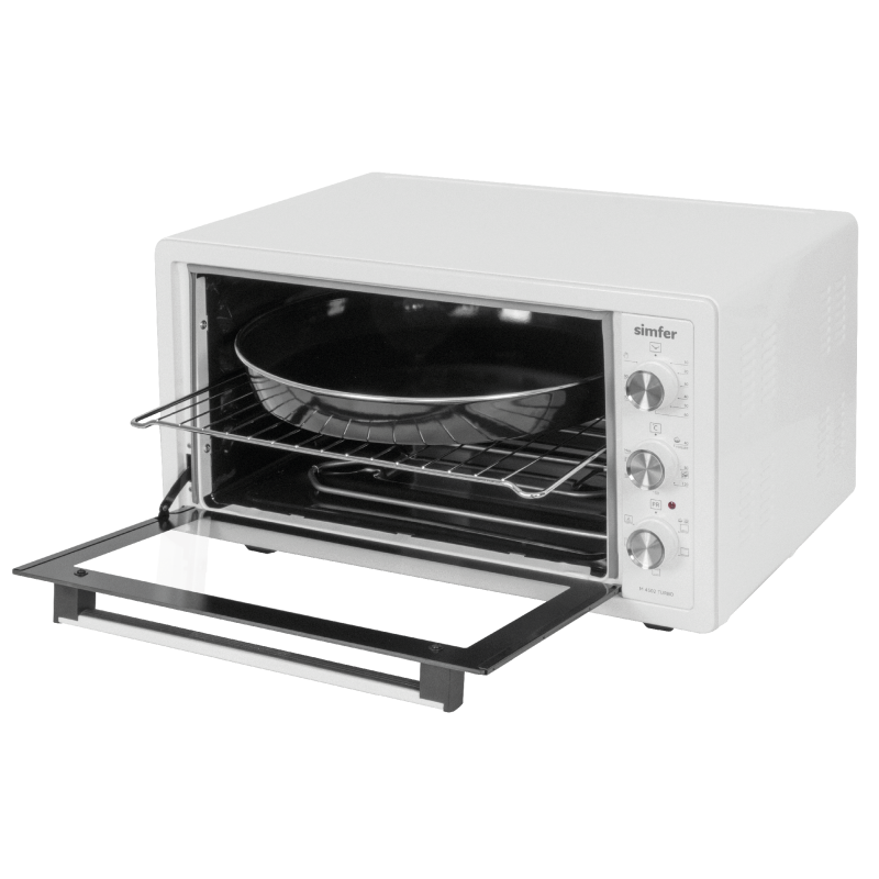 Simfer 4502 45Litre Beyaz Midi Fırın 6 Fonksiyon Turbo - 3