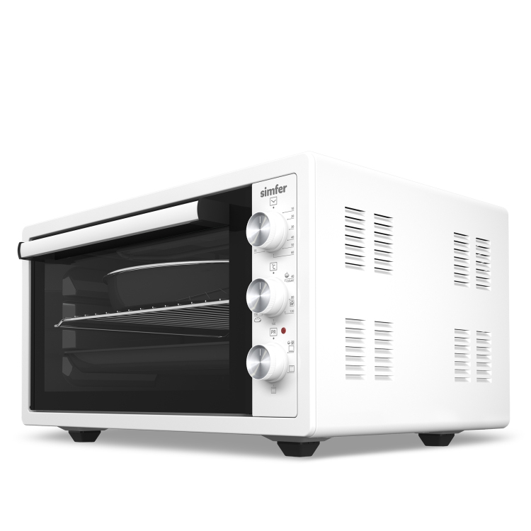 Simfer 4502 45Litre Beyaz Midi Fırın 6 Fonksiyon Turbo - 9