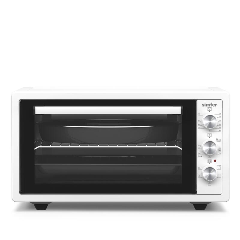 Simfer 4502 Beyaz 45 LT Turbo Fan Mini / Midi Fırın - 6 Fonksiyon,Yoğurt Yapma, Buz Çözme & İç Aydınlatma - 1