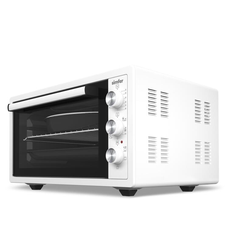 Simfer 4502 Beyaz 45 LT Turbo Fan Mini / Midi Fırın - 6 Fonksiyon,Yoğurt Yapma, Buz Çözme & İç Aydınlatma - 2