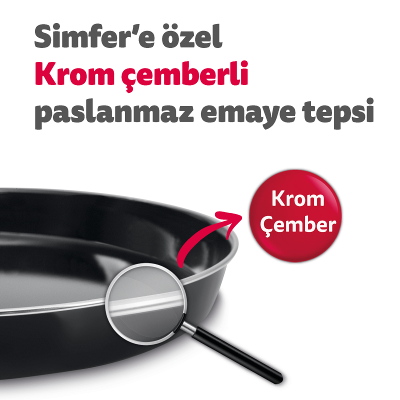 Simfer 4507 45Litre Inox Midi Fırın 6 Fonksiyon Turbo - 9