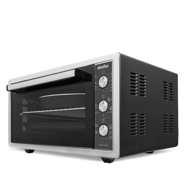 Simfer 4507 İnox Gri 45 LT Turbo Fan Mini / Midi Fırın - 6 Fonksiyon, Pop-Up Düğme, Yoğurt Yapma & Buz Çözme - 2