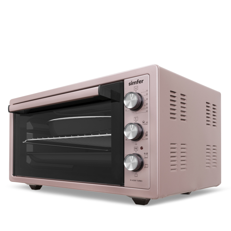 Simfer 4509 45Litre Rosegold Mini Fırın Turbo 6 Fonksiyon - 3