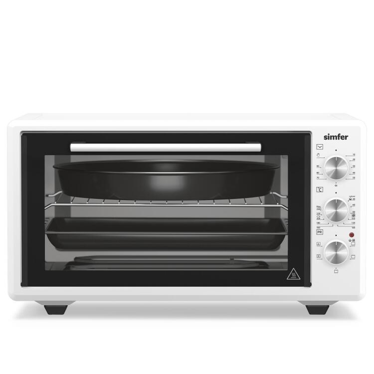 Simfer 4546 45Litre Klasik Beyaz Midi Fırın 6 Fonksiyon Turbo - 2