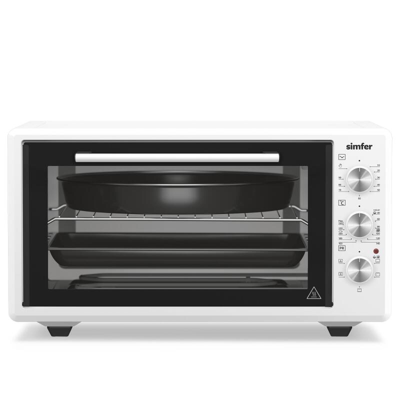 Simfer 4546 45Litre Klasik Beyaz Midi Fırın 6 Fonksiyon Turbo - 2