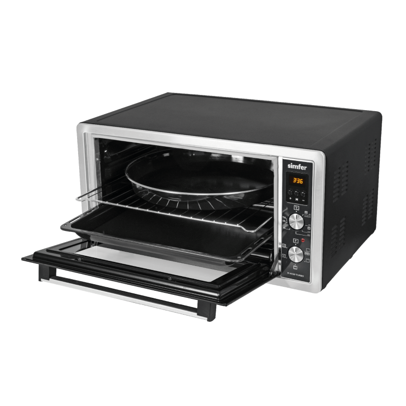 Simfer 4559 45Litre Inox Midi Fırın 6 Fonksiyon Turbo Dijital - 3