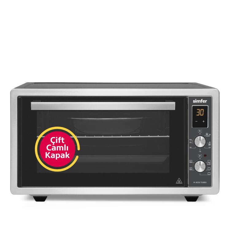 Simfer 4559 45Litre Inox Midi Fırın 6 Fonksiyon Turbo Dijital - Simfer