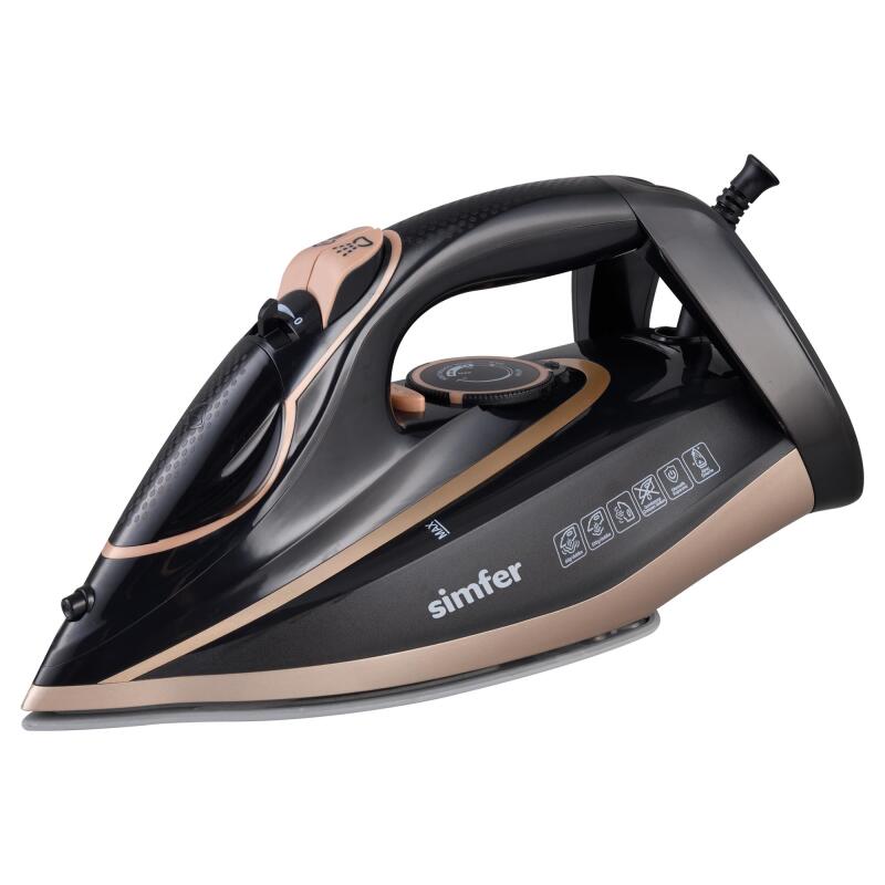 Simfer 6400 Steam Energy Buharlı Ütü 3000W Siyah-Rosegold - 1