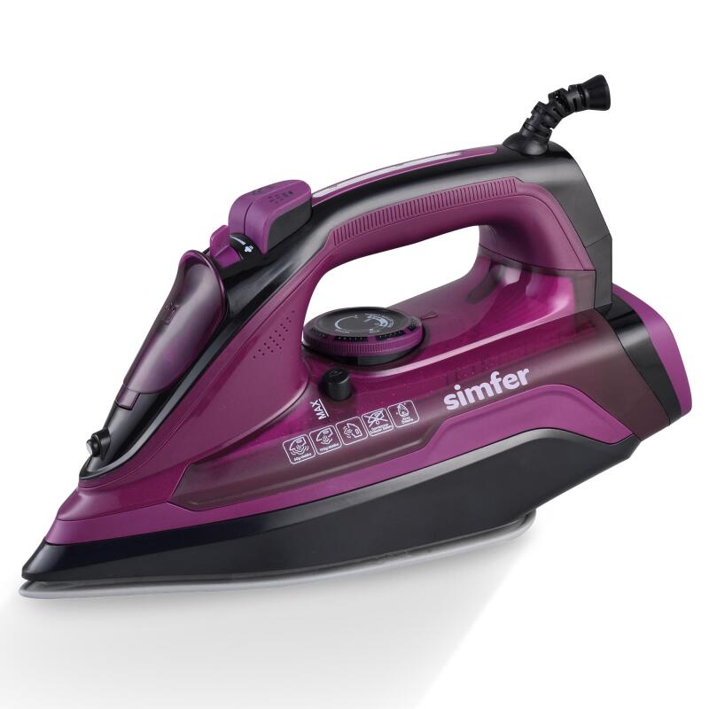 Simfer 6401 Steam Energy Buharlı Ütü 2600W Mor - 1