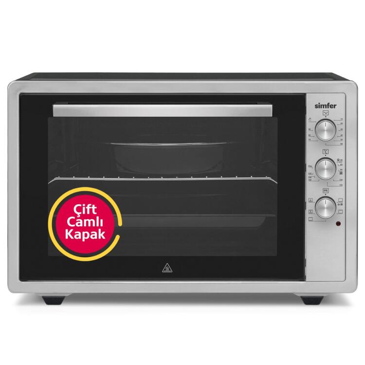 Simfer 7003 70Litre Inox Gri Midi Fırın 6 Fonksiyon Turbo - 2