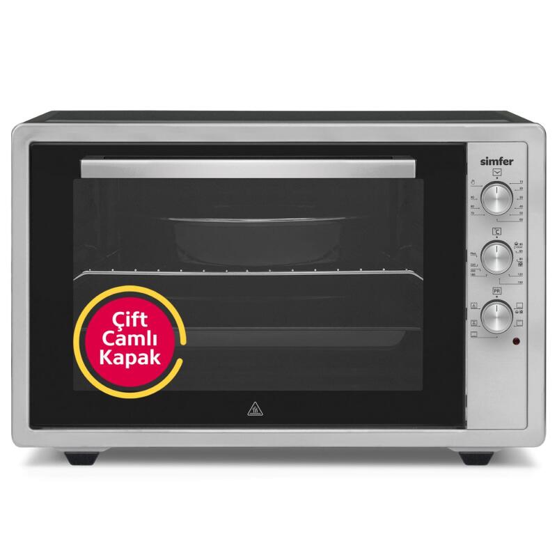 Simfer 7003 70Litre Inox Gri Midi Fırın 6 Fonksiyon Turbo - 2