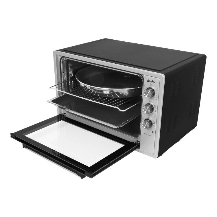 Simfer 7003 İnox Gri 70 LT Turbo Fan Mini / Midi Fırın - 6 Fonksiyon,Yoğurt Yapma, Buz Çözme & İç Aydınlatma - 3