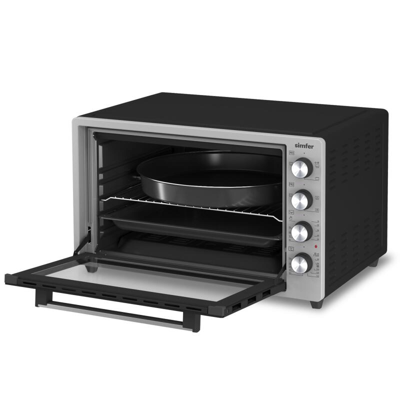 Simfer 7033 İnox Gri 70 LT Turbo Fan Mini / Midi Fırın - Multi Fonksiyon, Yoğurt Yapma, Buz Çözme & Çift Cam - 3