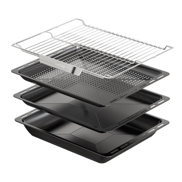 Simfer 8217 10 Fonksiyon Airfry Gri Cam Ankastre Fırın Dijital - 5