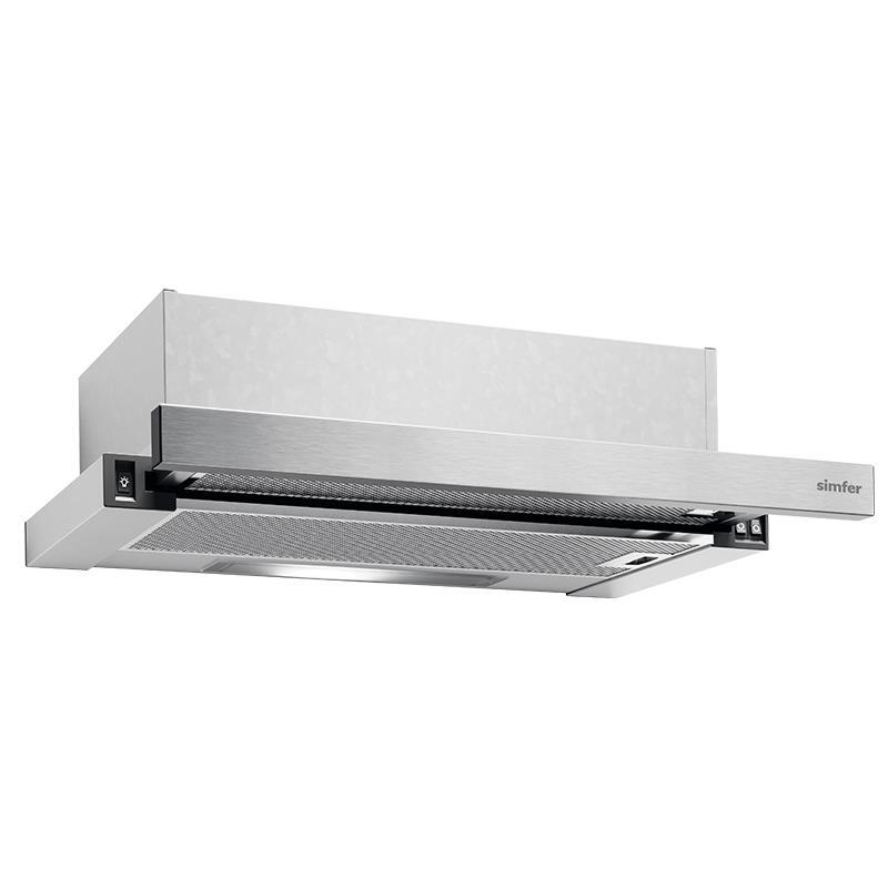 Simfer 8511 Aspiratör, Inox, 60 cm, Sürgülü - 1