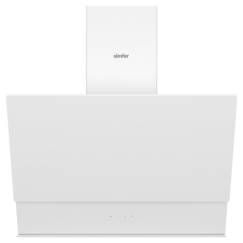 Simfer 8704 60CM Premium Dokunmatik Beyaz Cam Davlumbaz - 1
