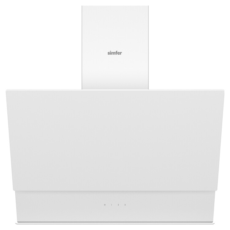 Simfer 8704 60CM Premium Dokunmatik Beyaz Cam Davlumbaz - Simfer