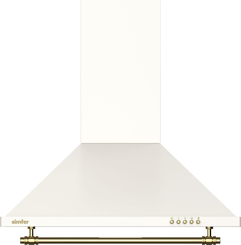 Simfer 8716 60CM Retro Bej Push Button Piramit Davlumbaz - 1