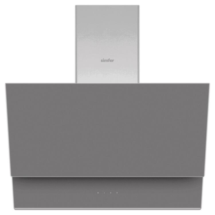 Simfer 8736 60CM Premium Dokunmatik Gri Cam Davlumbaz - Simfer