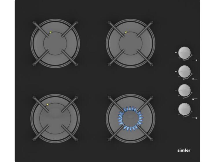 Simfer 9 Fonksiyon QS Dijital Siyah 3'lü Ankastre Set(8208 Fırın + 3500 Ocak + 8611 Davlumbaz)) - 3
