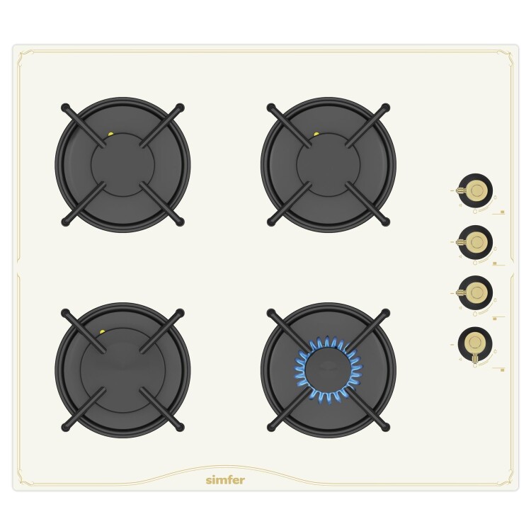 Simfer 9 Fonksiyon Retro Bej 2'li Ankastre Set (8218 Fırın + 3326 Ocak) - 3