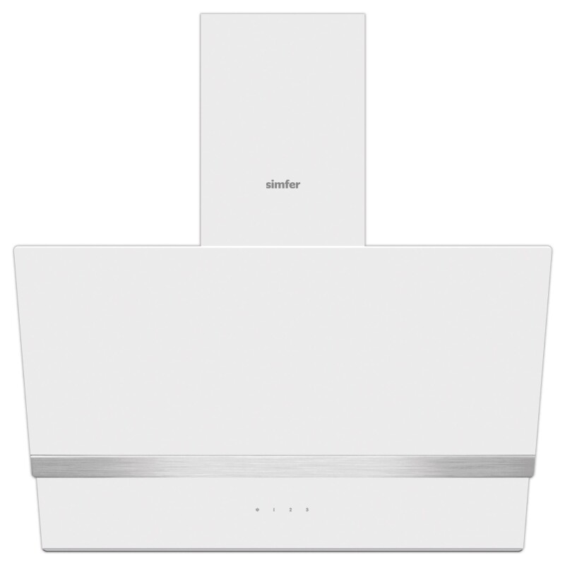 Simfer Beyaz 2'li Cam Ankastre Set (3507 Ocak + 8739 Davlumbaz) - 3